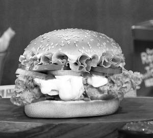 Premium Fried Chicken Burger