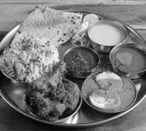 Chicken thali                                                                                                                                                      