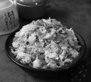Chilly Garlic Chicken Fried Rice