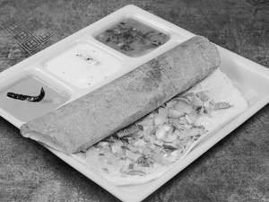Onion Dosa with Veg Gravy