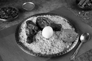 Special Tangri Biryani With Raita [ 2pc Tangri ]