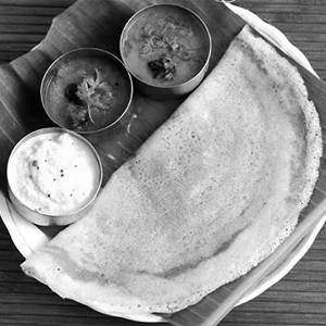 Onion Dosa (butter)