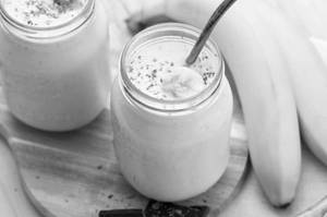 Banana Milkshake With Ice Cream
