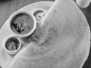 Plain Butter Onion Dosa
