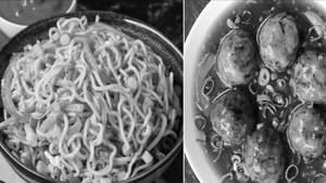 Veg Noodles + Veg Manchurian