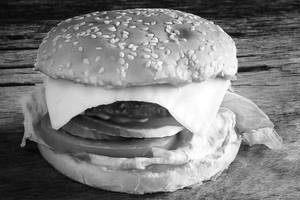 Aloo Tikki Burger + French Fries + Coke