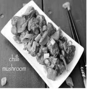 Mushroom Chiily / Dry Fry