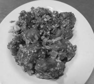 Chicken chilli with gravy