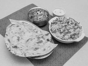 Butter Naan-3 + Veg Fried Rice-1 + Paneer Butter Masala-1
