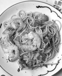 Prawns Aglio Olio
