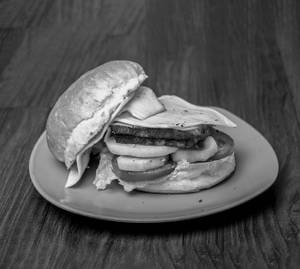 Paneer cheese burger
