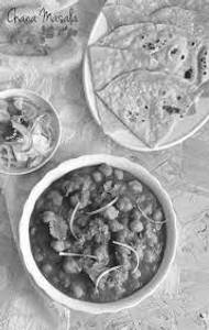 Chole Butter Masala With Rice.