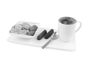 Hot Chocolate With Kobri Biscuit And Aloo Papd
