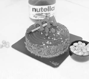 Nutella Gravity Defying Cake - Ribbons & Balloons