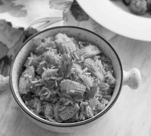 Baby Corn Fried Rice