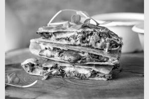 Popeye's Spinach Quesadilla
