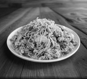 Egg maggi in butter 2 eggs