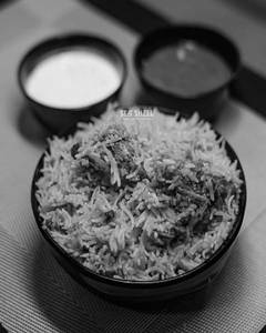 Mutton Dum Biriyani With Sweet And Soft Drink