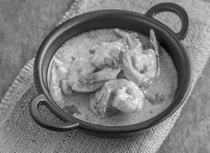 Brown [itchna/jhinga] Fish Curry Fry