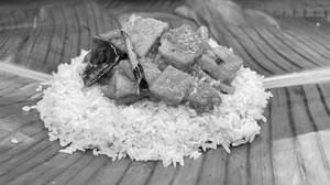 Yellow Rice & Jaffna Yam Curry