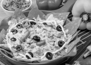 Chilli Mayo Loaded Nachos