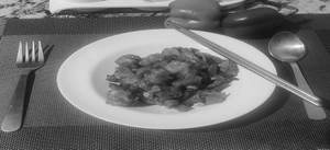 Diced Chicken In Choice Of Sauce (d).