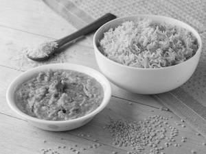 Ghee Rice + Dal Fry