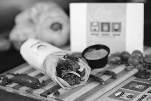 Mutton Bhuna Roll (9inch)