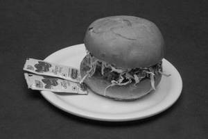 Spicy crunchy burger