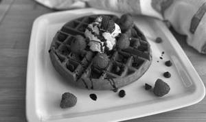 Strawberry Chocolate Waffle