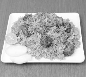Chicken Manchurian Fried Rice 