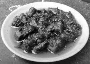 Mutton Chukka Egg Roast
