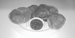 Chola With Poori [6 Pcs Poori]