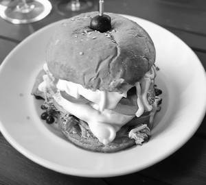 Double tower Veg Burger