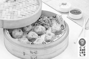 Steamed Veg Momos (8)