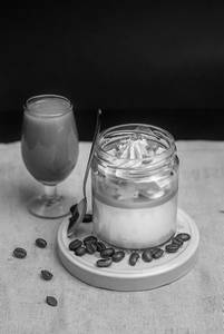 Coffee Caramel Cheesecake Jar