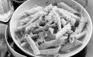 White sauce pene pasta