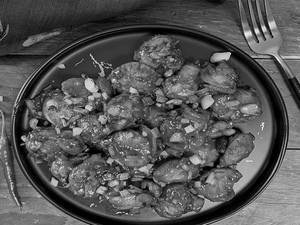Mushroom Manchurian Dry.