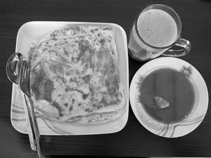 Ceylon egg parotta