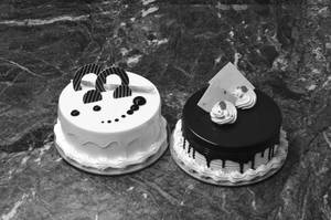 Pineapple Cake + Chocolate Cake