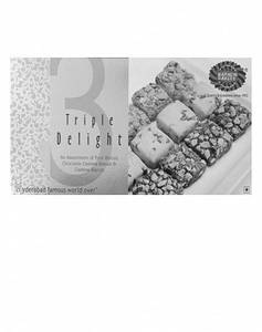Karachi Triple Delight Gold(Choco Cashew, Cashew & Fruit) [600 Grams]