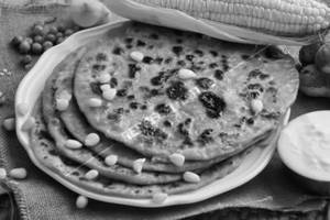 Corn Cheese Paratha