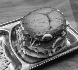 Double Aloo Patty Burger