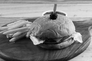 Veg Cheese Grilled Burger