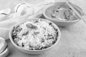 Thai Green Curry With Jasmine Rice Veg