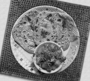 Tawa Paratha + Jira Aloo (2 Pcs)