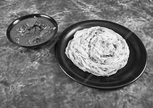 3 Porotta + Butter Chicken