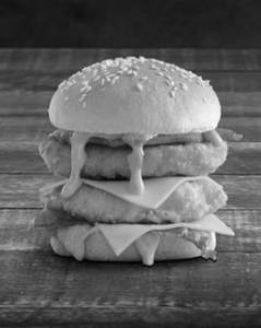 Double Dhekar Cheesy Burger