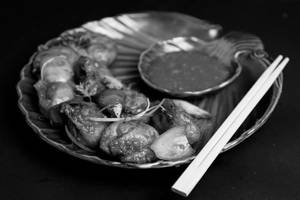 Mutton Chilli Momos [8 Pieces]