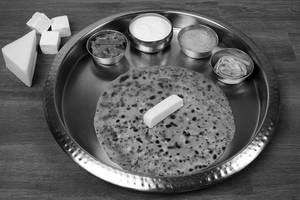 Paneer Cheese Garlic Paratha